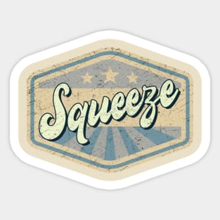 vintage Squeeze Sticker